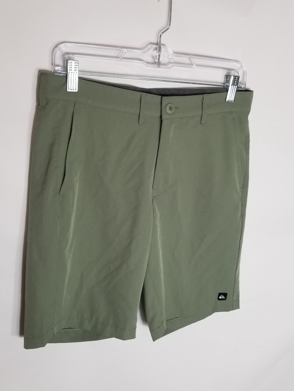 Quiksilver Amphibian Beach Shorts Men's Size 29 Stretch Green 29x9